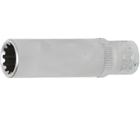 BGS Hlavice nástrčná 1/4" 9 mm, prodloužená, "GearLock" BGS Hlavice nástrčná 1/4" 9 mm, prodloužená, "GearLock"