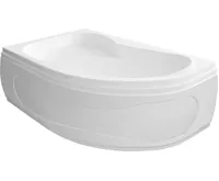 AQUALINE CIDLINA 150 vana 150x105x45cm, levá, bílá (3)