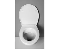 AQUALINE TAURUS závěsná WC mísa, 36x54,5cm, bílá (6)