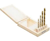 BGS Vrtáky HSS 3-7 mm, levé, Titan, sada 4 díly (1)