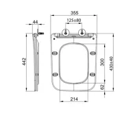 SAPHO PORTO WC sedátko, SLIM, Soft Close, Easy Take, bílá (8)