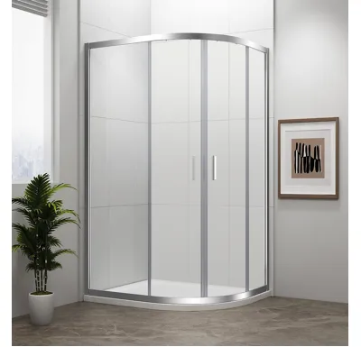 POLYSAN EASY čtvrtkruhová sprchová zástěna 1100x800mm, L/R, čiré sklo