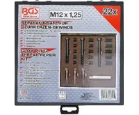 BGS Sada na opravu závitů žhavících svíček M12x1,25, sada 22 dílů (2)