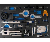 BGS Vložka do dílenského vozíku 3/3: souprava nářadí k nastavení motoru, pro Opel, Chevrolet, BGS Vložka do dílenského vozíku 3/3: souprava nářadí k nastavení motoru, pro Opel, Chevrolet,