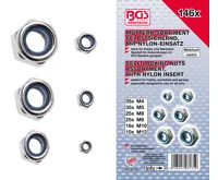 BGS Matice 6-ti hranné, samojistící, sada 146 dílů BGS Matice 6-ti hranné, samojistící, sada 146 dílů