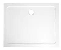 AQUALINE TECMI sprchová vanička z litého mramoru, obdélník 120x90cm, bílá