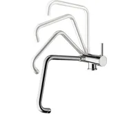 SAPHO RHAPSODY stojánková dřezová baterie sklopná pod okno, chrom