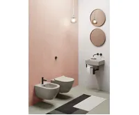 GSI NUBES keramické umývátko 40x32cm, bez otvoru, tortora mat (4)