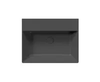 GSI KUBE X keramické umyvadlo 60x47cm, bez otvoru, černá mat (1)