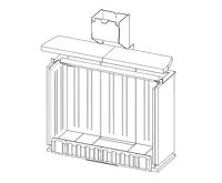 ROMOTOP Spalovací komora I2LH TOP02 natur ROMOTOP Spalovací komora I2LH TOP02 natur