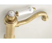 SAPHO VIENNA stojánková umyvadlová baterie s výpustí, bronz (4)