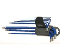 BGS Klíče imbus s koulí a magnetem 1,5 - 9,0 mm,extra dlouhé, sada 9 dílů, oplastované (3)