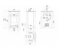 HS Flamingo Krbová kamna AQUAFLAM VARIO ® KALMAR 11/5kW šedá (9)