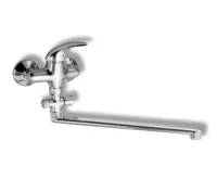 NOVASERVIS Paneláková baterie bez příslušenství 150 mm Metalia 55 chrom - 55072/1,0