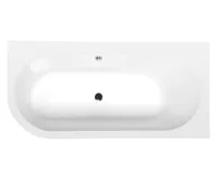 POLYSAN ASTRA R MONOLITH asymetrická vana 160x75x60cm, bílá (6)