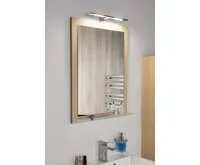 SAPHO NIROX zrcadlo v rámu 100x60cm, dub alabama (5)