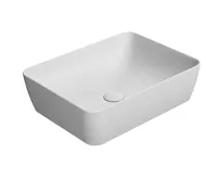 GSI SAND/NUBES keramické umyvadlo na desku 50x38cm, bílá mat