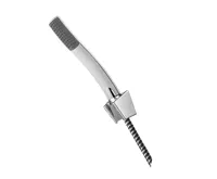 Sprchová souprava, jednopolohová sprcha, sprchová hadice černá-chrom