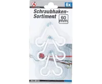 BGS Háčky šroubovací, 60 mm, oplastované, 6 ks (4)