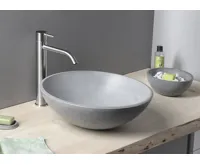 SAPHO MINIMAL stojánková umyvadlová baterie vysoká, nerez mat (3)