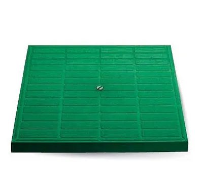 MONDIAL poklop pochůzný plný - zelený 300 x 300