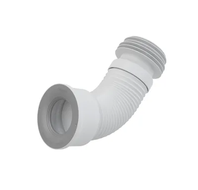 ALCAPLAST Flexi dopojení k volně stojícímu WC, 80–110 mm × 90–110 mm, délka 280–550 mm, PP, bílé A97