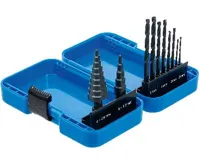 BGS Vrtáky spirálové a kónické , HSS, O 4 - 12 / 4 - 20 mm, 2 - 5 mm, 10dílná (1)