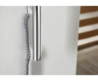 SAPHO PASADOR elektrický sušák ručníků, kulatý, 150x1500 mm, 30 W, nerez lesk (2)