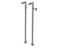 SAPHO Připojení pro instalaci vanové baterie do podlahy (pár), chrom SAPHO Připojení pro instalaci vanové baterie do podlahy (pár), chrom