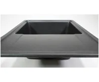 GRANISIL CORTES 570.5 Granitový dřez s odkapem, černý (7)