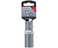 BGS Hlavice nástrčná 1/2" 22,0 mm, prodloužená, SuperLock (2)