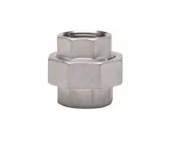 Nerez šroubení přímé - DN 10 - 3/8&quot; M/ F s plochým těsněním