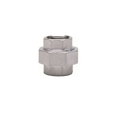 Nerez šroubení přímé - DN 15 - 1/2" M/ F s plochým těsněním