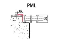 BOKI PMO mřížka 170mm / 900mm Dural - elox tmavý bronz (5)