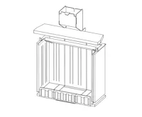 ROMOTOP Spalovací komora I2LG TOP01 černá