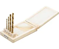 BGS Vrtáky HSS 3-7 mm, levé, Titan, sada 4 díly (2)