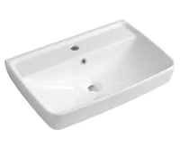 AQUALINE DURU keramické umyvadlo 60x40cm, bílá