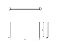 SAPHO WOODY deska 700x28x360mm, masiv přírodní dub (2)
