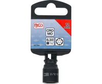 BGS Silová nástrčná hlavice, šestihranná,  6,3 mm (1/4"),  12 mm (3)