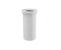 ALCAPLAST Dopojení k volně stojícímu WC, přímé, DN 110, délka 250 mm, PP, bílé A91-250