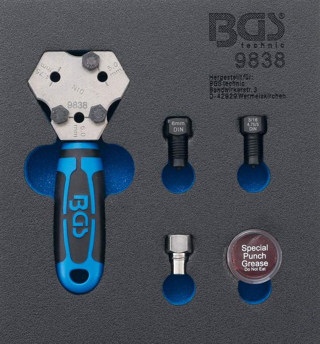 Bgs lemovačka, din,  4,75 / 5 / 6 mm