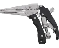 BGS Skřipcové kleště s prodlouženými čelistmi, s pistolovou rukojetí, 170 mm