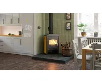 HS Flamingo Krbová kamna FLAMINGO ® VEGA dlažba Žlutá (15)