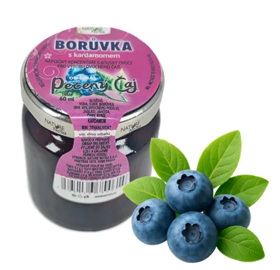 Notea Pečený čaj Borůvka s kardamomem 55 ml