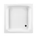JIKA SOFIA Sprchová vanička, ocelová, čtvercová 80x80x14,5,  Bílá