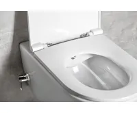ISVEA INFINITY CLEANWASH závěsná WC mísa, integrovaný ventil a bidet. sprška, Rimless, 36,5x53cm, bílá (9)