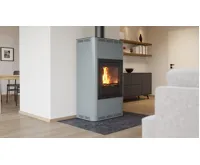 HS Flamingo Krbová kamna AQUAFLAM ® 17 s výměníkem - šedá, základní regulace (34)