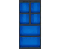 BGS Vložka do dílenského vozíku 1/3, prázdná: 6 odkládací přihrádky , 408 x 189 x 32 mm - BGS BGS Vložka do dílenského vozíku 1/3, prázdná: 6 odkládací přihrádky , 408 x 189 x 32 mm - BGS