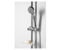 BRUCKNER Sprchová souprava s mýdlenkou, posuvný držák 645mm, hadice 1500mm, chrom (1)