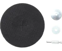 BGS Unašeč na vrtačku gumový pr. 125 mm, dřík 6 mm